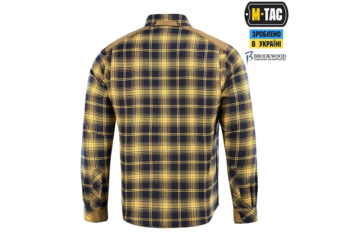 Рубашка M-Tac Redneck Shirt Navy Blue/Yellow Фото 2